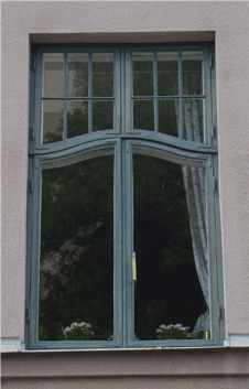 Vizualizare reală a ferestrei dreptunghiulare