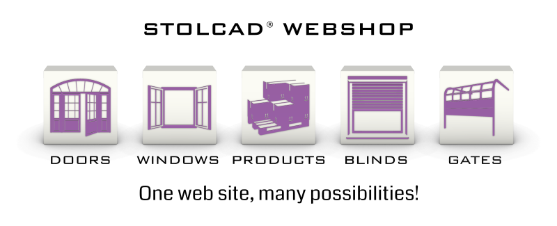 Doors, windows and roller shutters in Stolcad Webshop